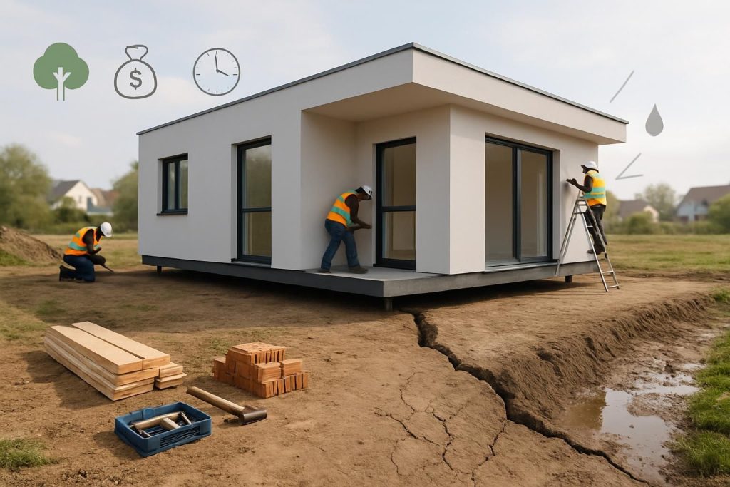 Découvrez les avantages et les inconvénients de construire une maison sans fondation, une méthode alternative qui peut offrir flexibilité et économies, mais présente aussi certains défis structurels.